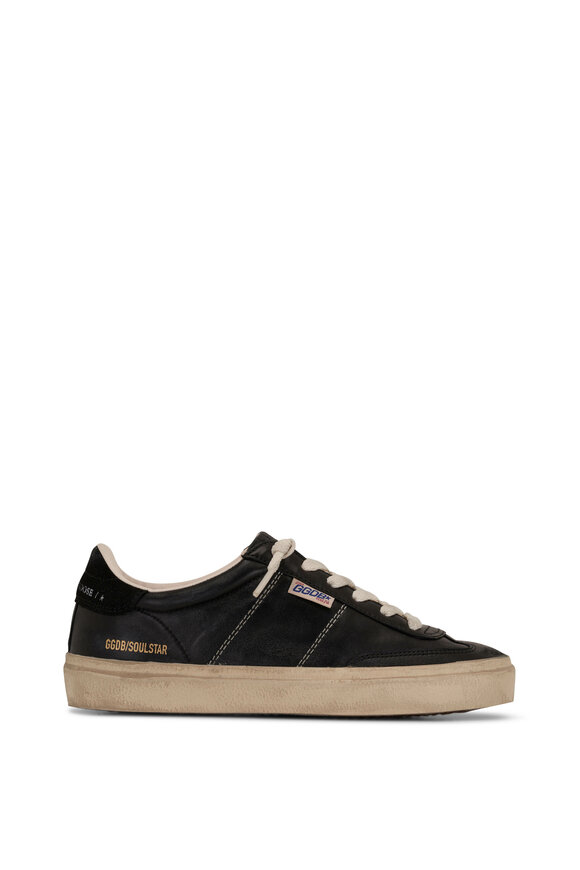 Golden Goose - Soul Star Black Leather Sneaker