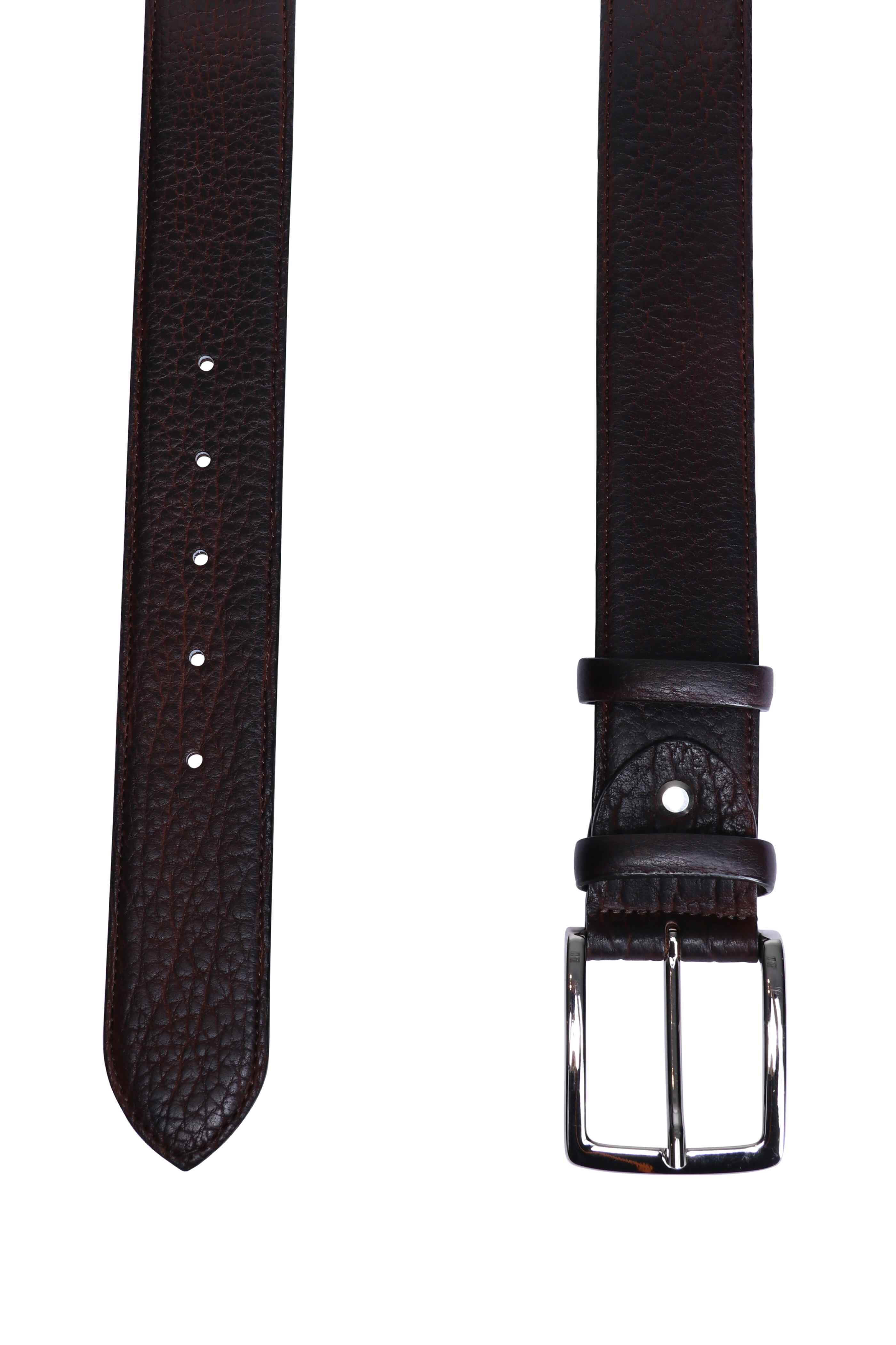 Bontoni - Dark Chocolate Leather Belt