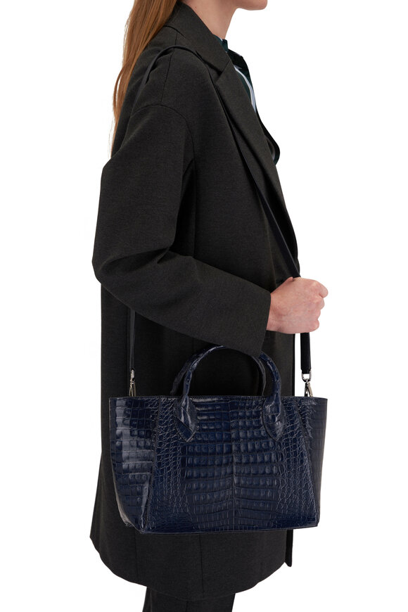 LARGE Michelle Tote in our new color Denim 💙 shown here! **The Large , Tote Bag