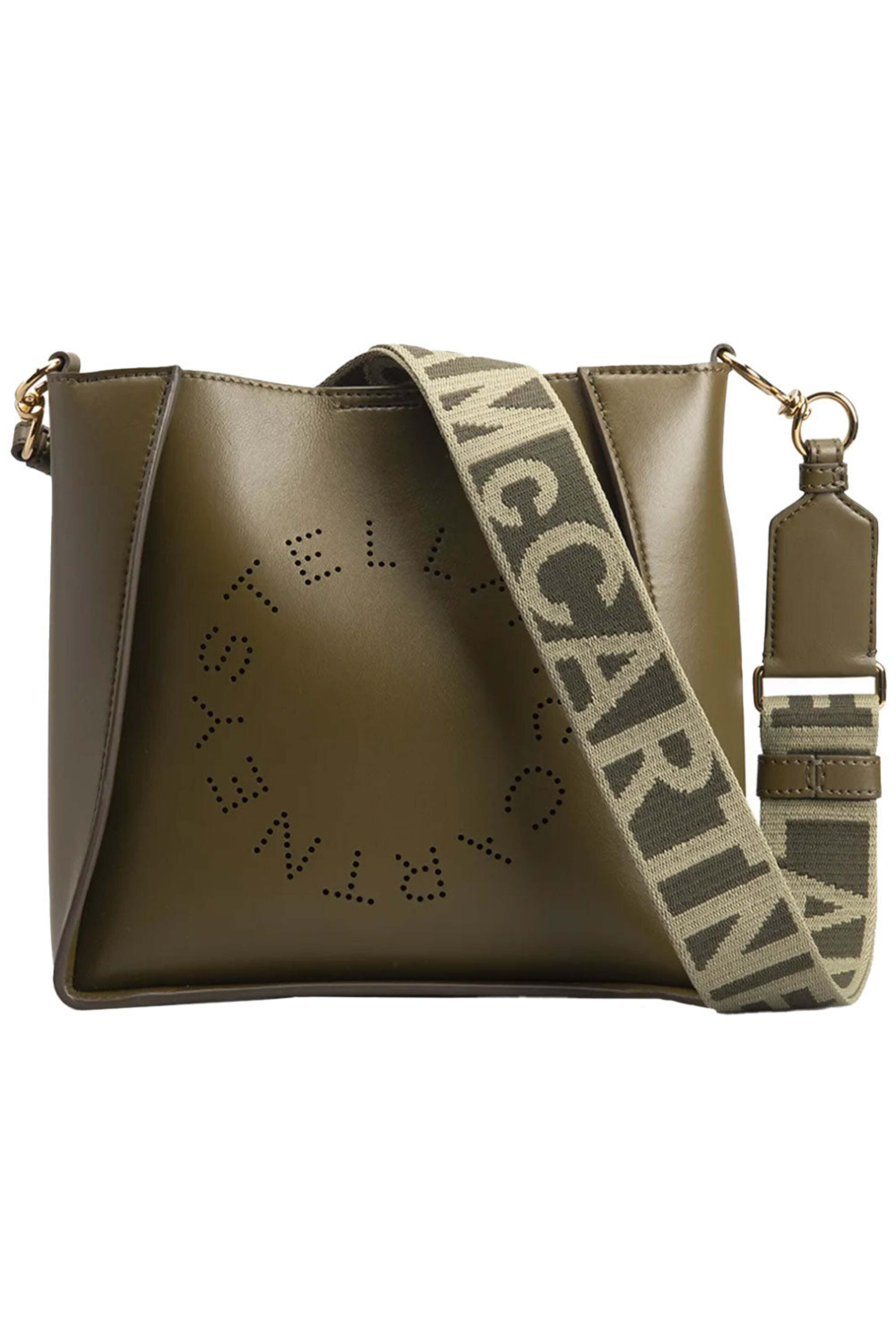 Stella McCartney - Logo Crossbody Bag in Military Green