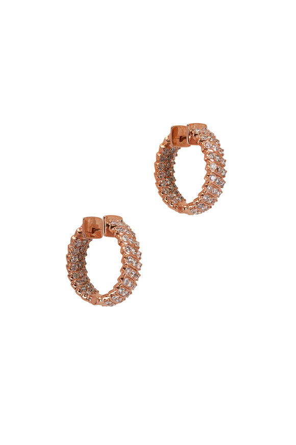 Genevieve Lau - Berlin Diamond Hoop Earrings