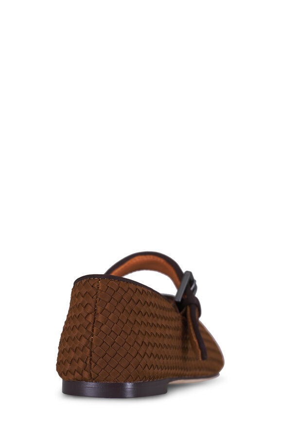 Naghedi - Marais Mary Jane Teak Flat | Mitchell Stores