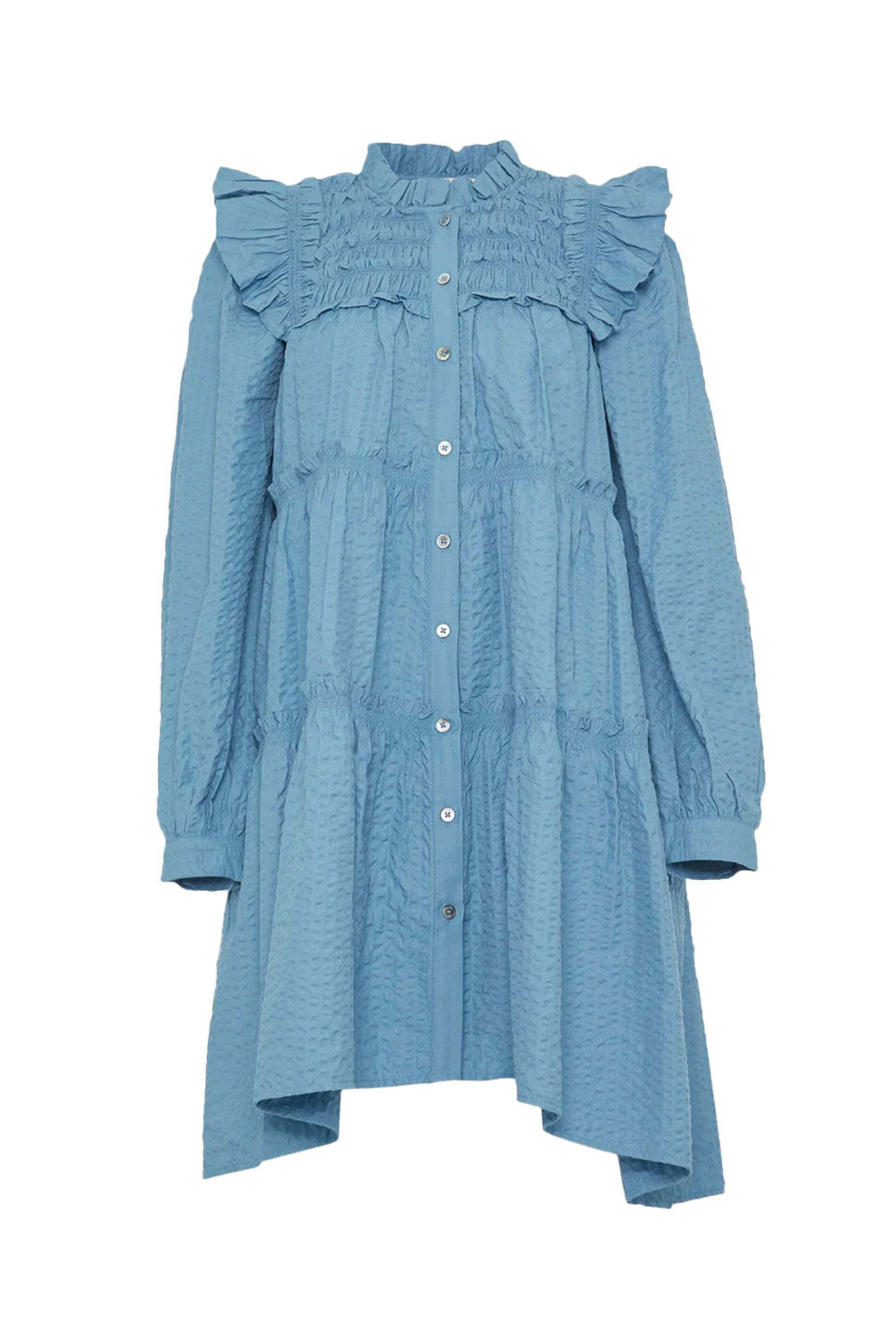 Sea NYC - Blue Sevyn Seersucker Dress