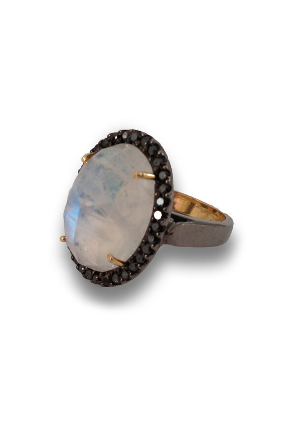 Loriann - Black Diamond Moonmagic Ring