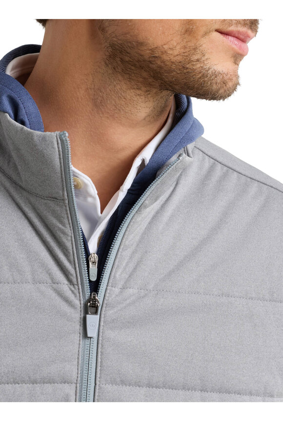 Peter Millar Oslo Gray Fuse Hybrid Vest - view 2
