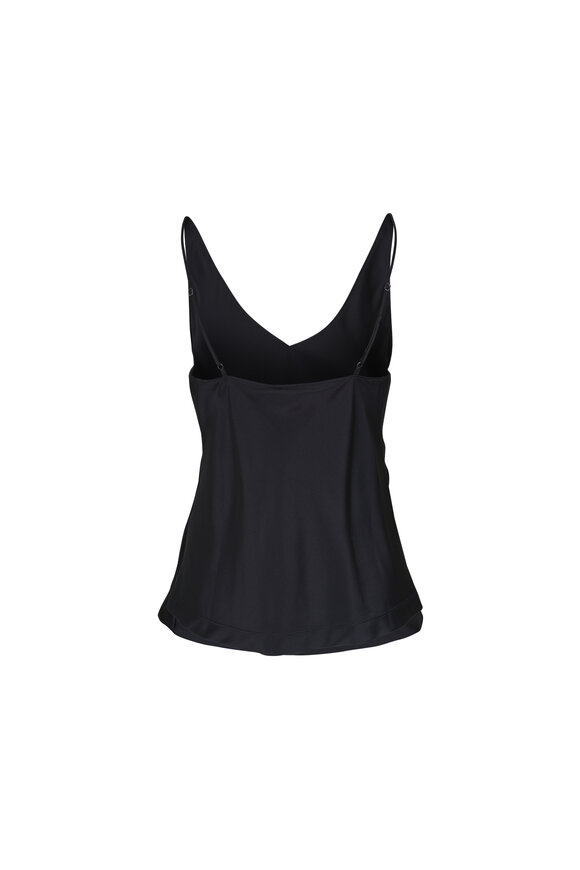 Dorothee Schumacher Sense Of Shine Black Stretch Silk Cami - view 3