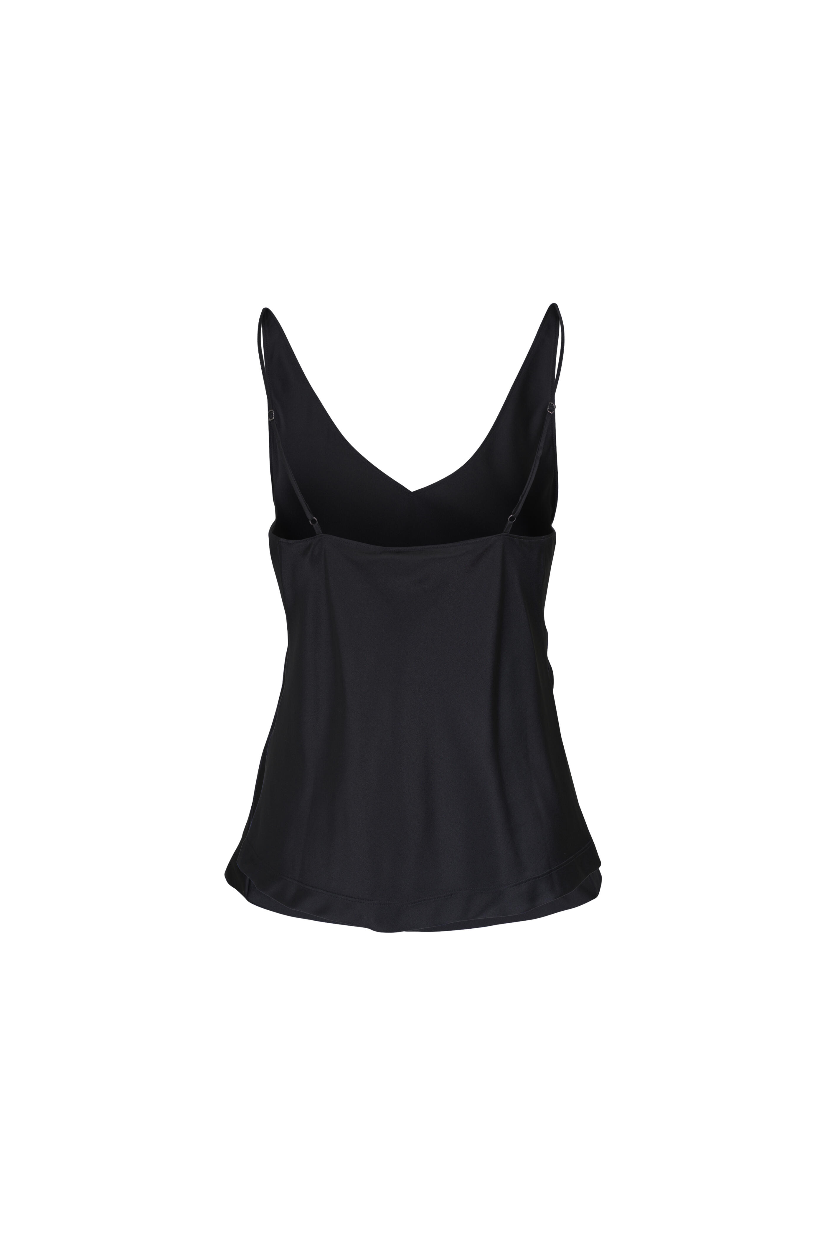 Dorothee Schumacher - Sense Of Shine Black Stretch Silk Cami