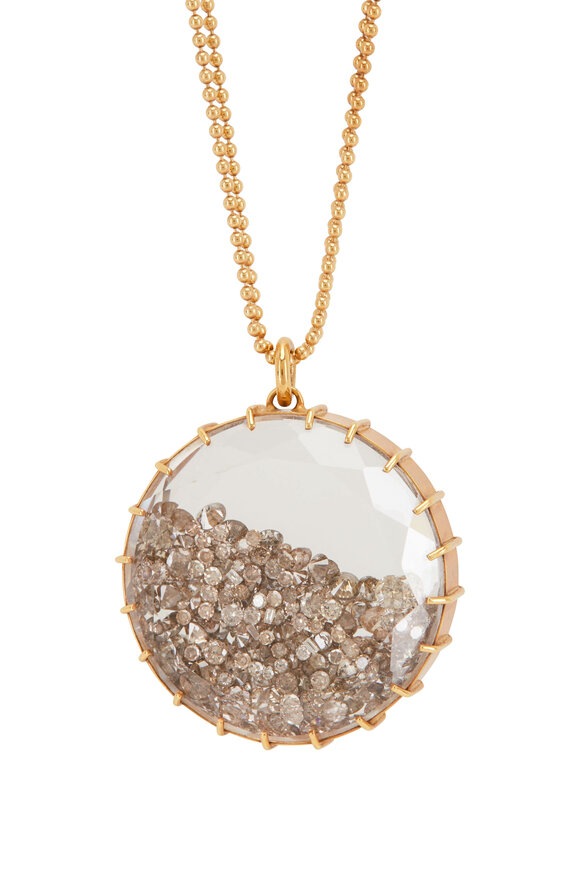 Renee Lewis - Cinnamon Diamond Shake© Pendant Necklace