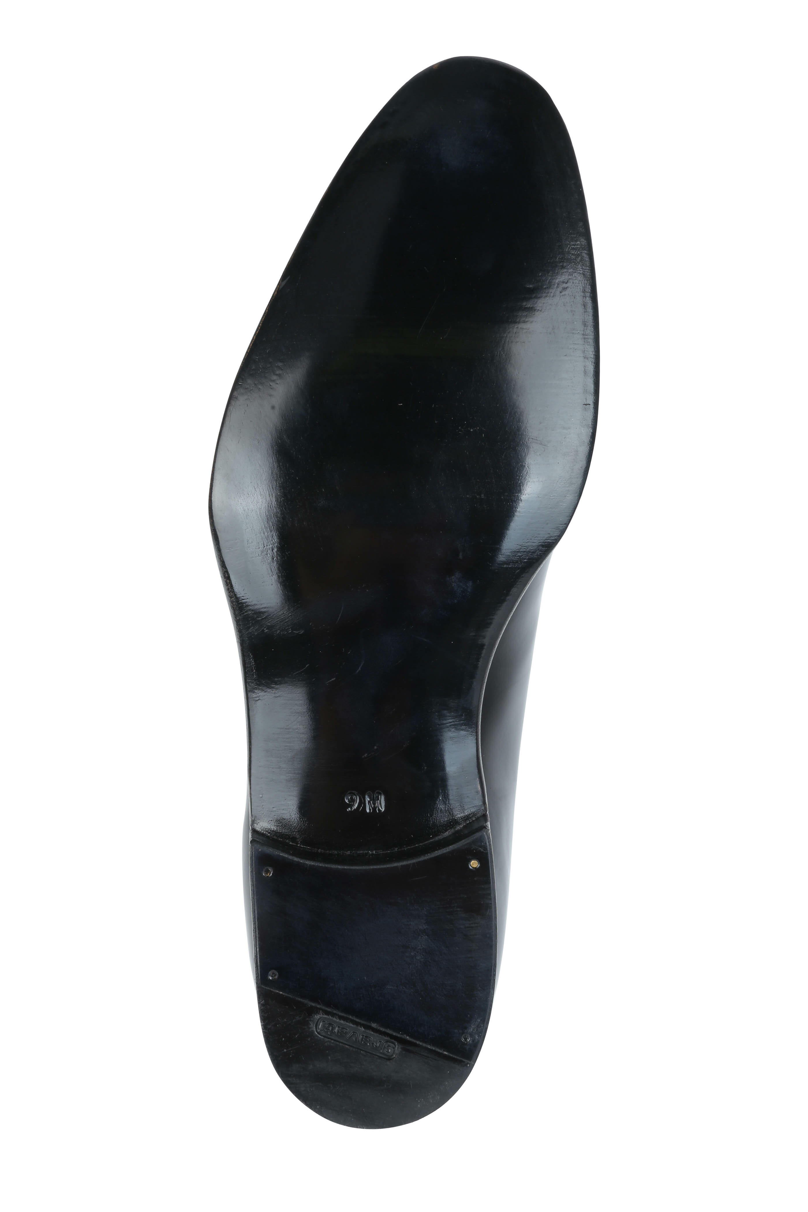 Gravati - Black Leather Derby Shoe