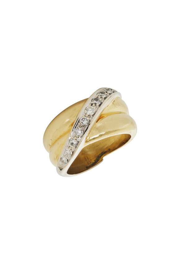 Vintage Collection Yellow Gold Bypass Ring