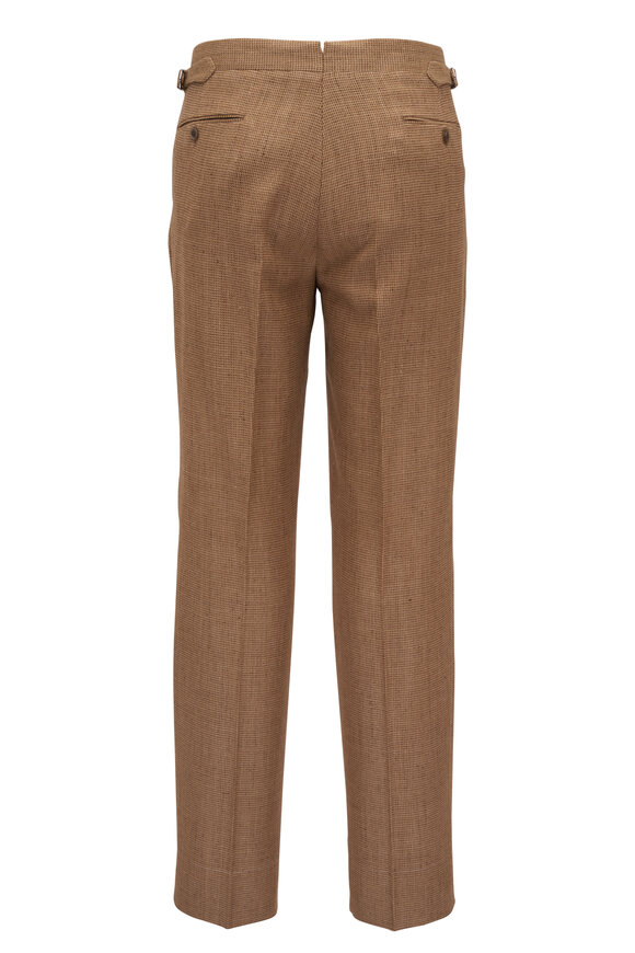 Ralph Lauren Purple Label - Brown & Tan Ticketweave Pant 