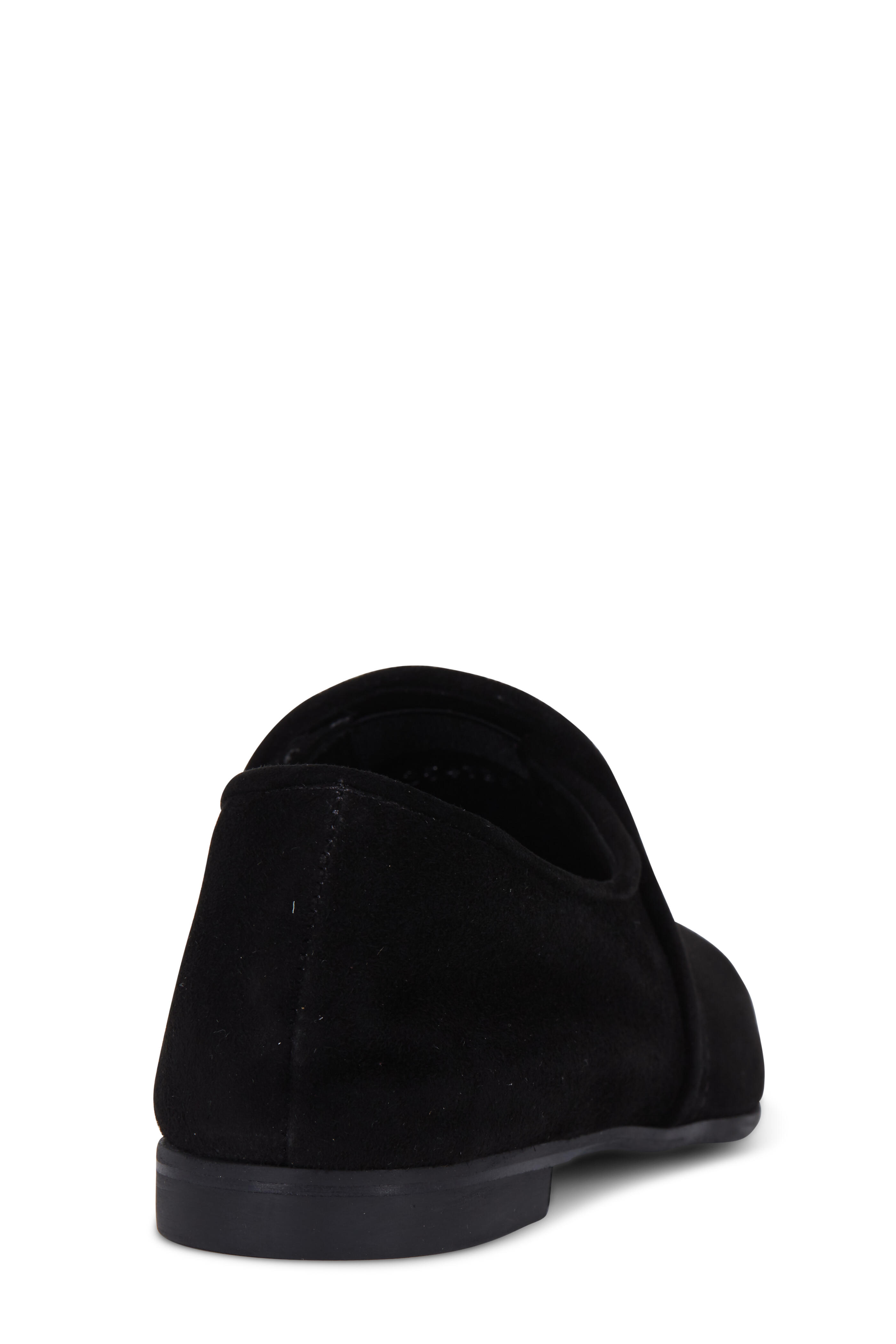 Aquatalia - Revy Black Weatherproof Suede Soft Loafer