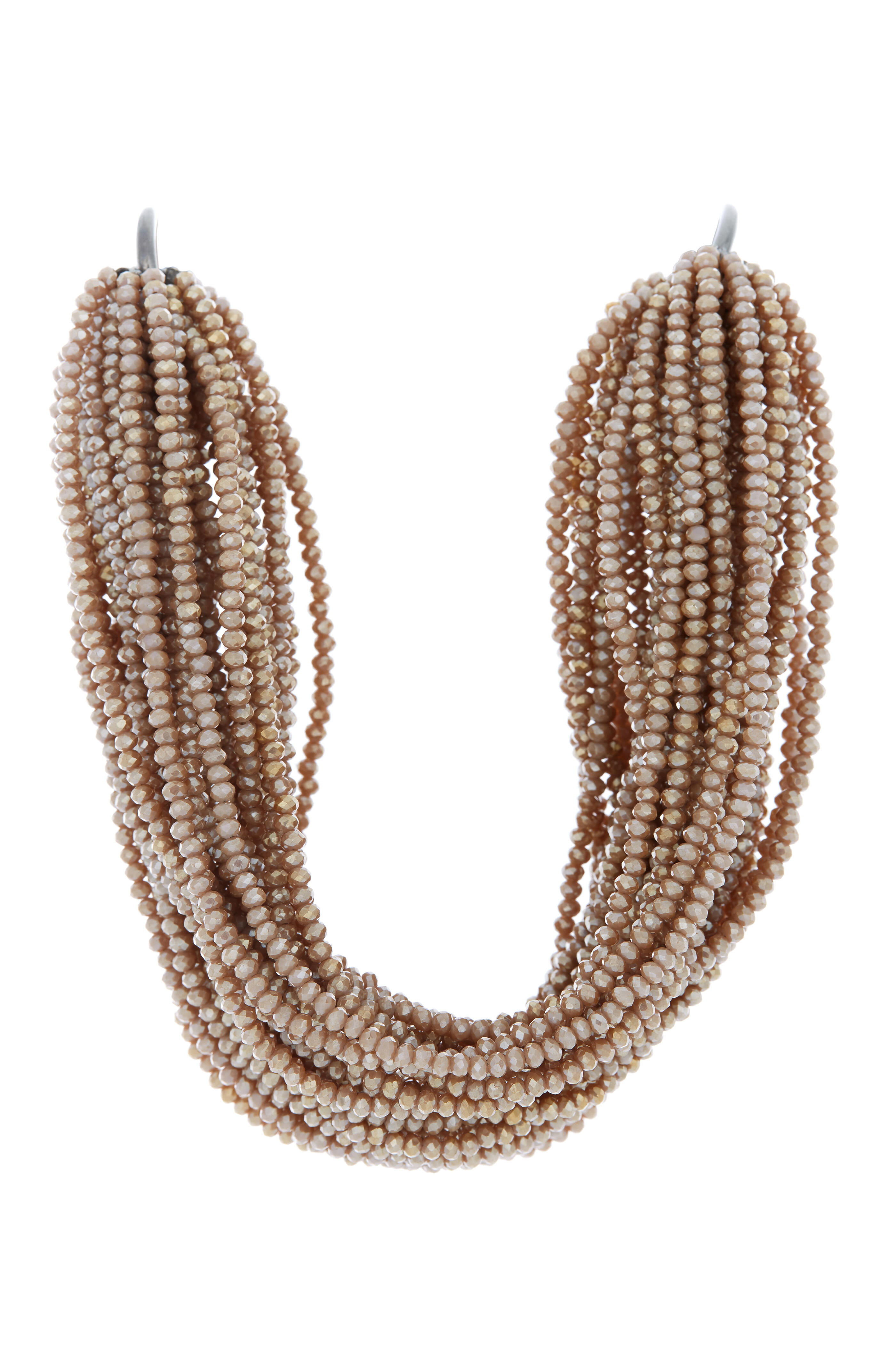 Brunello Cucinelli - Moonstone Beaded Choker Necklace