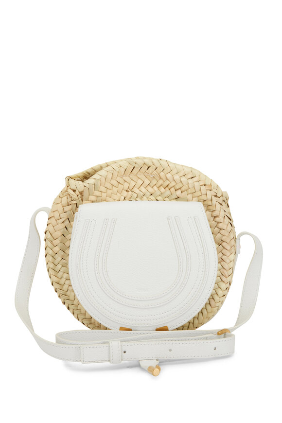 Chloé - Faye Off-White Grained Leather Small Shoulder Bag