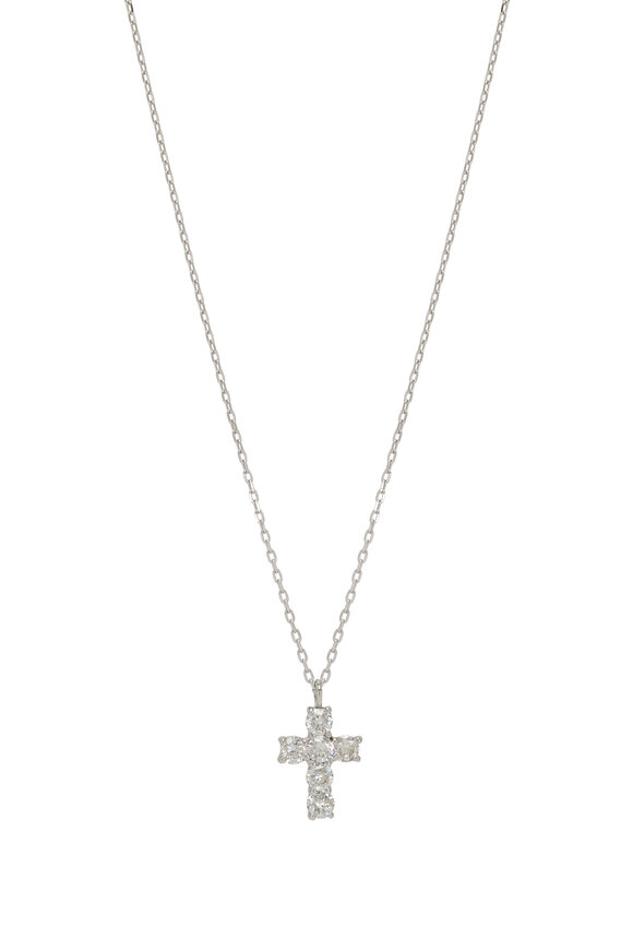 Kai Linz - Petite Diamond Cross Necklace