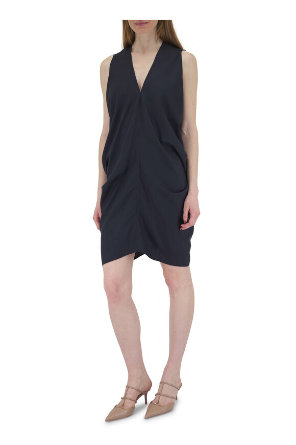 Zero + Maria Cornejo - Libi Inkjet Draped Tunic Dress