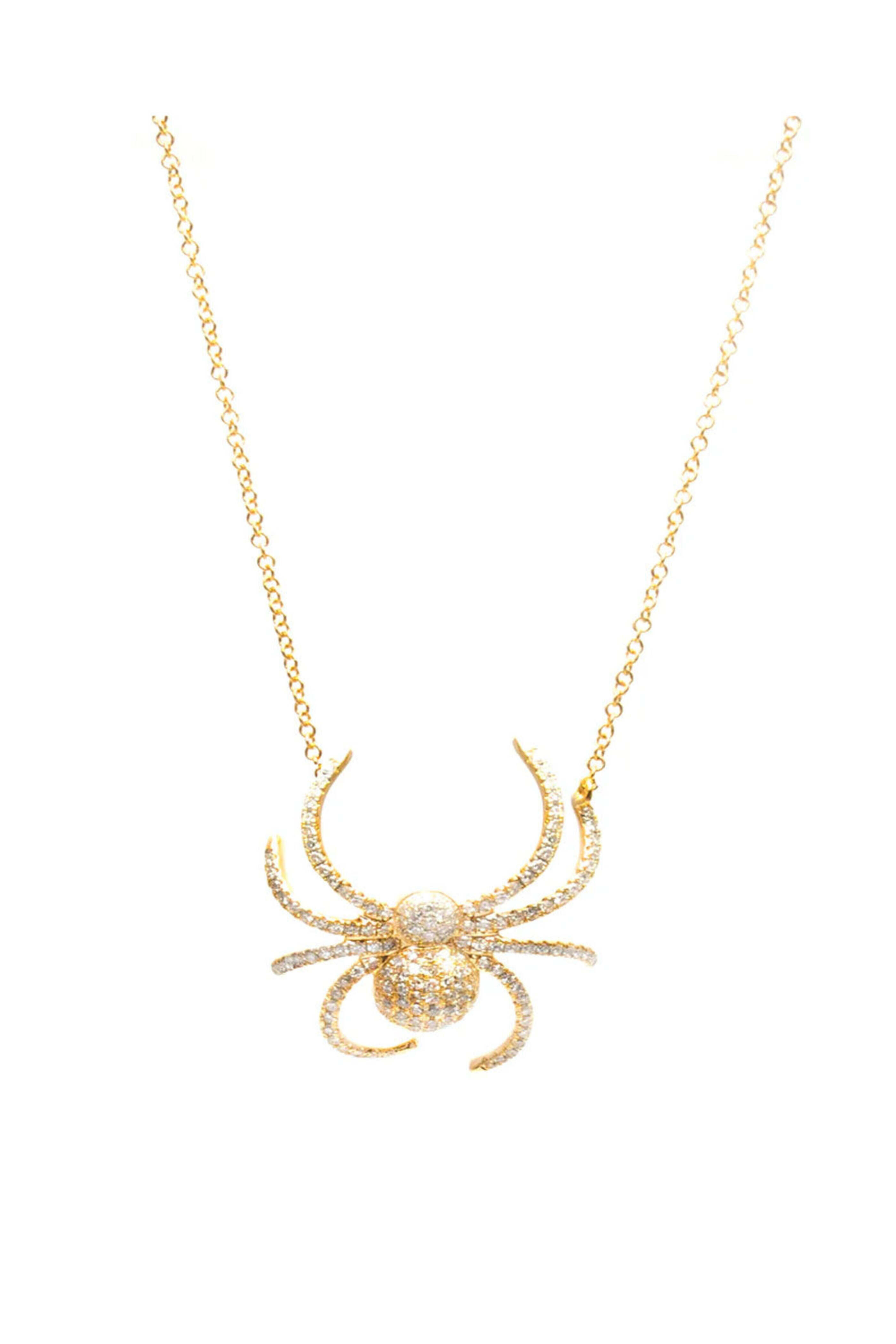 Samira 13 - Samira 13 Diamond Spider Necklace