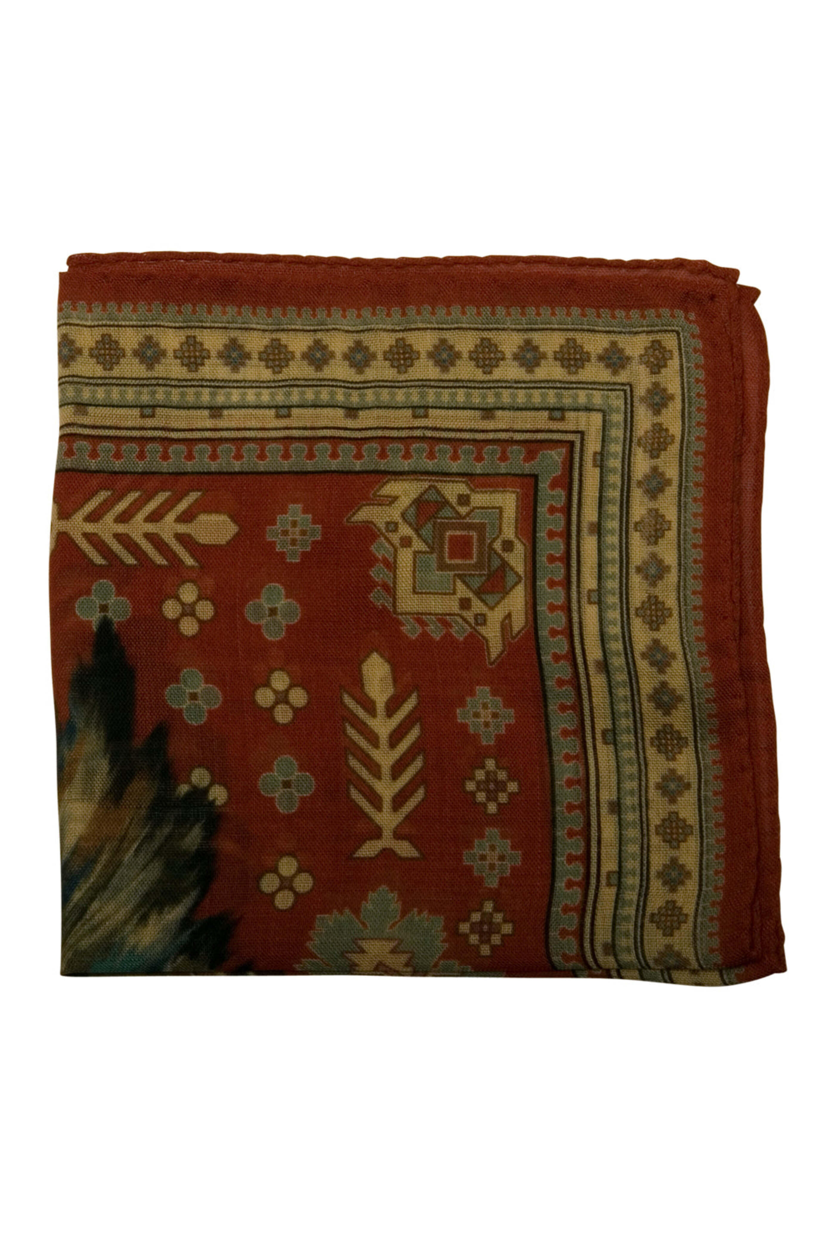 S.t.e.p. Usa - Clay Navajo Headdress Pocket Square