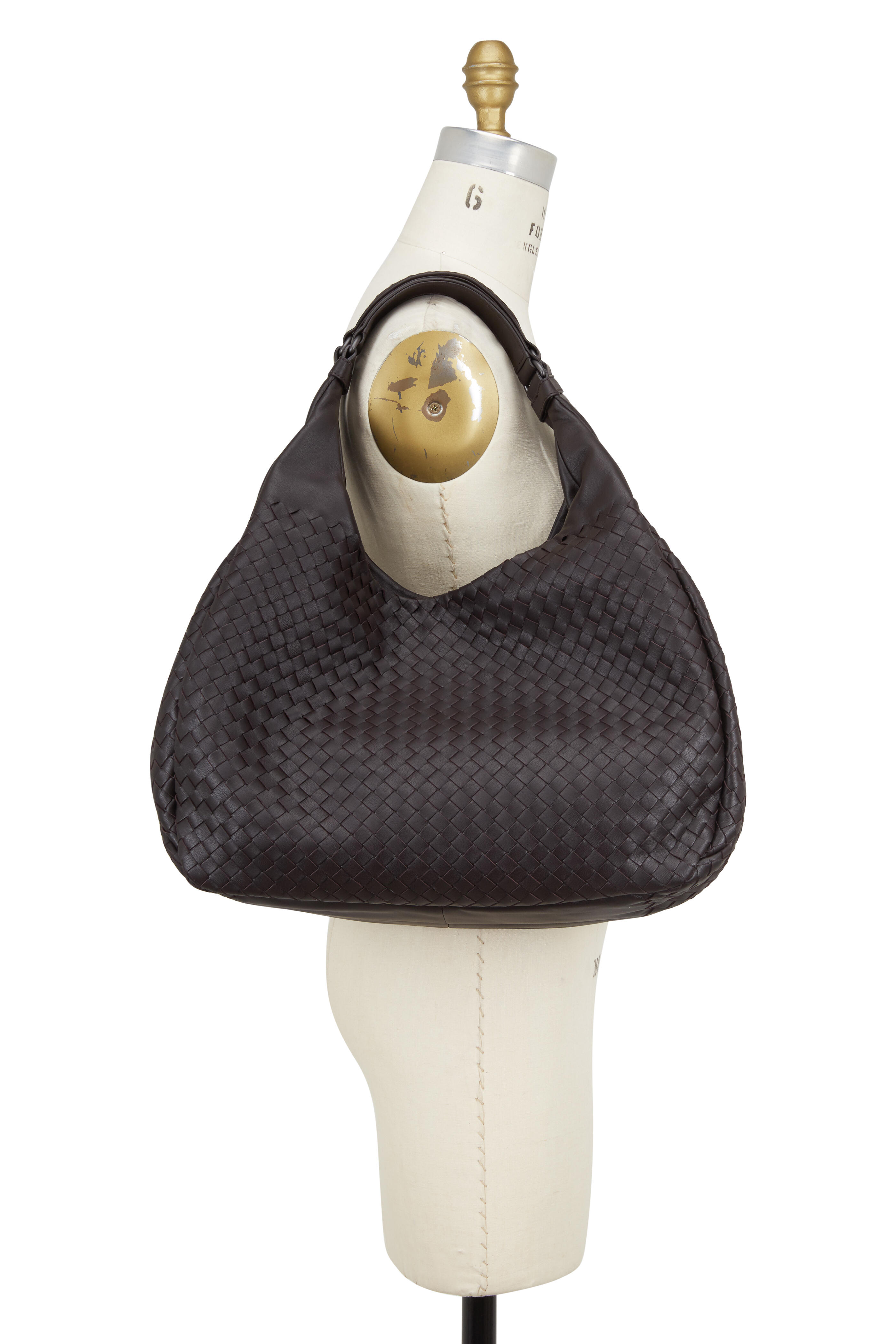 Bottega Veneta - Campana Espresso Intrecciato Large Hobo Bag
