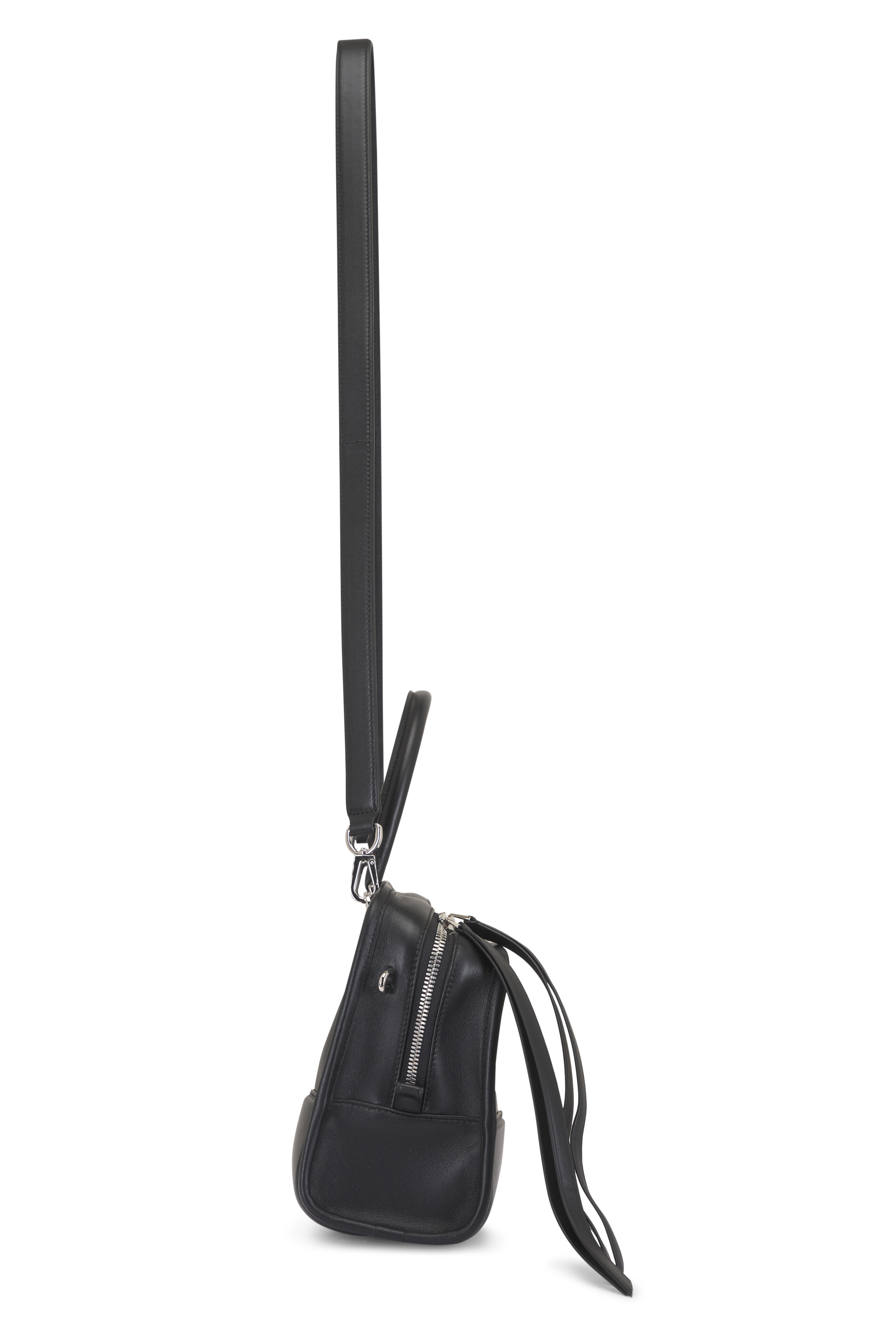 Loewe - Small Amazona 180 Black Leather Top Handle Bag