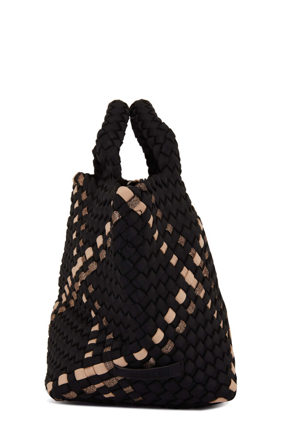 Naghedi - Modena Plaid St. Barth's Mini Woven Tote 