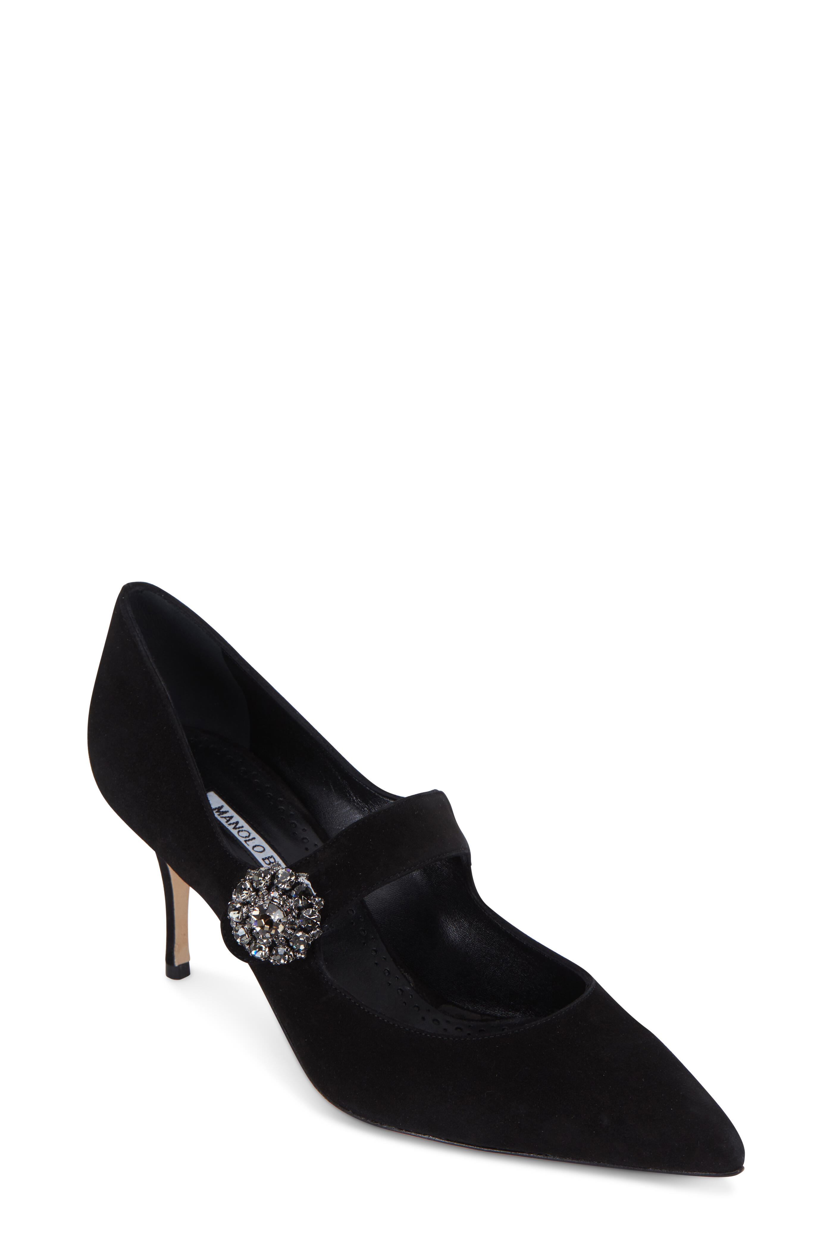 Manolo Blahnik>>70mmスエードのムンビムミュール サーディム70ミリ スエード ミュール｜MANOLO BLAHNIK(マノロ