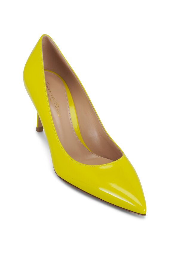 Gianvito Rossi Sorrento Glossy Leather Pump, 70mm