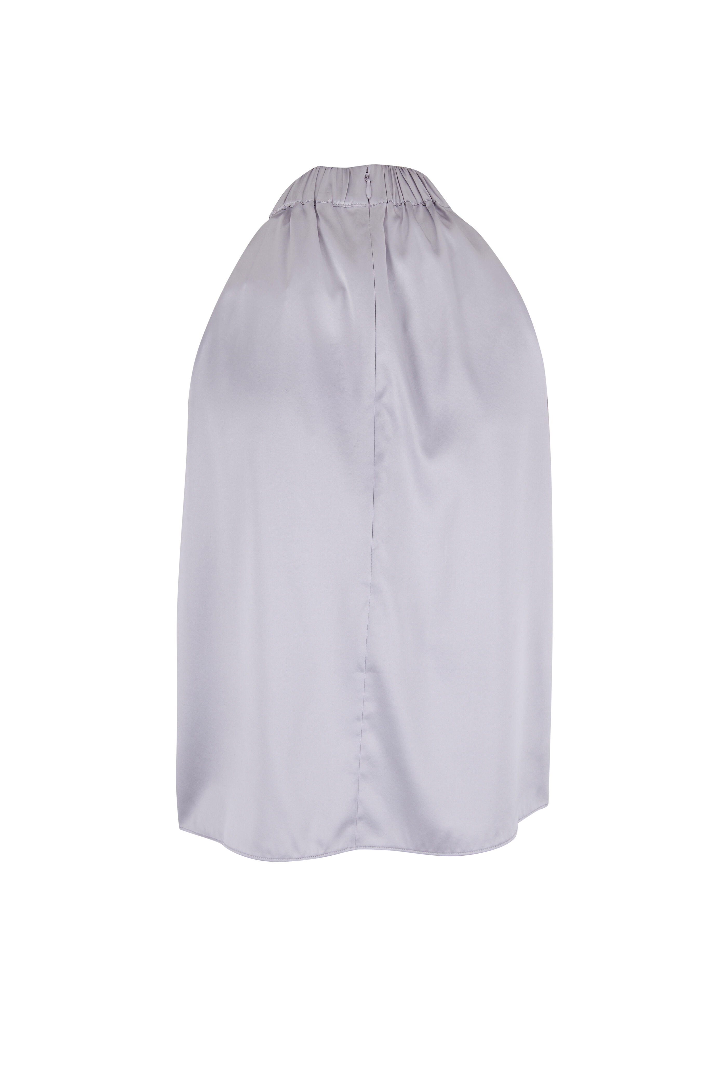 Frame - Silver Metallic Halter Top