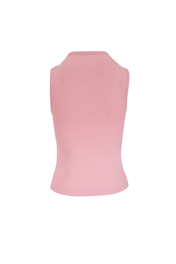 AG Miah Sparkling Rose Cut-Out Tank - view 2