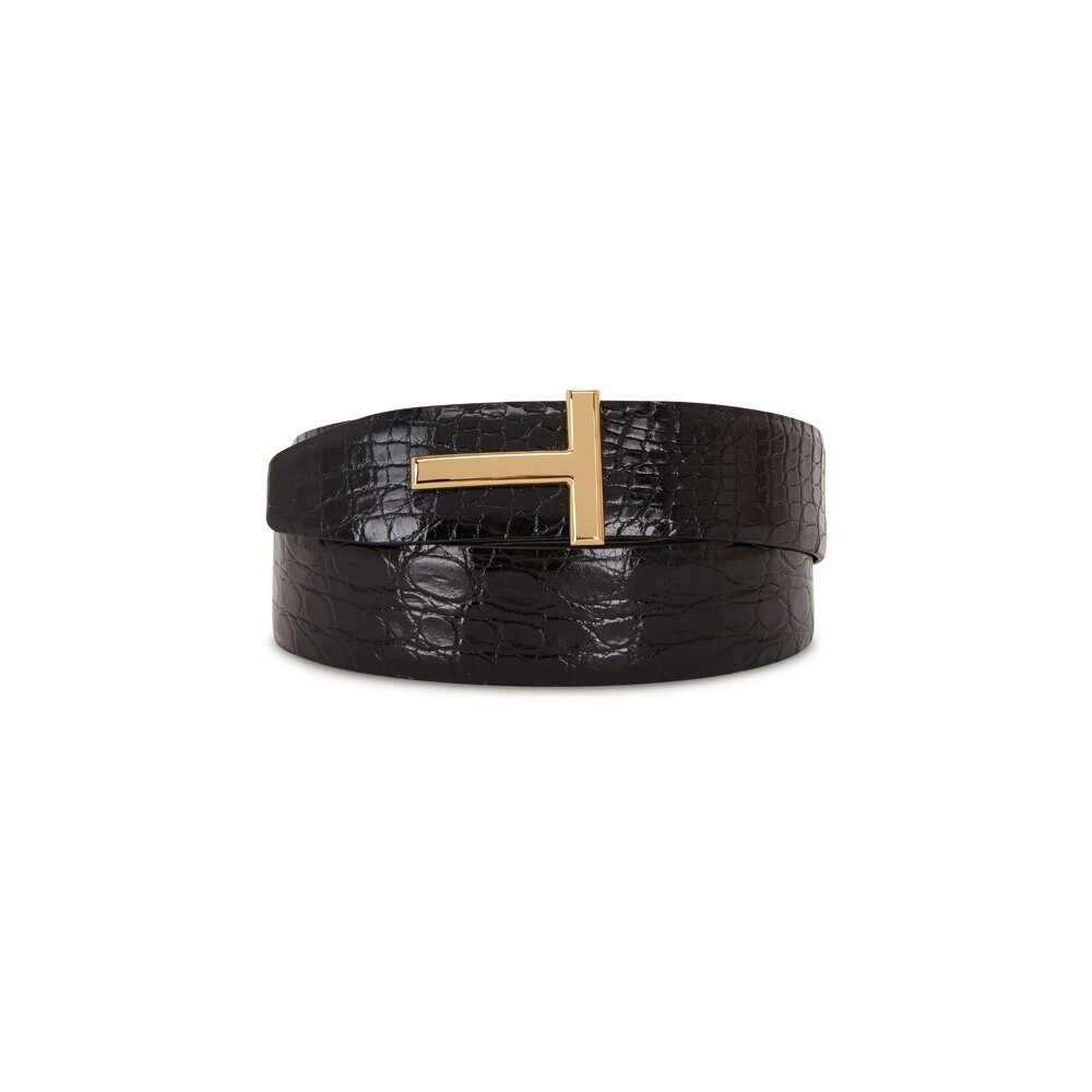 Tom ford discount belt crocodile