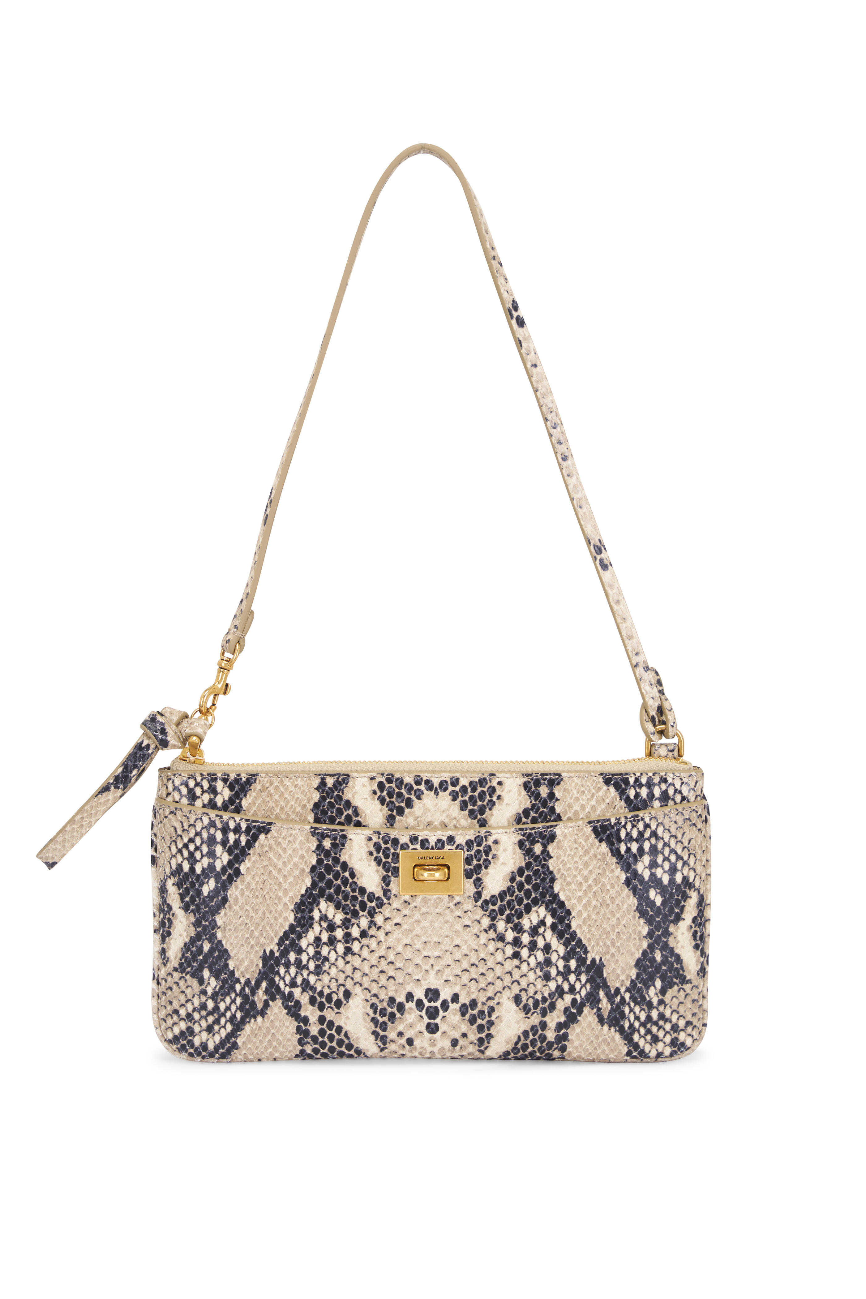 Balenciaga - Rodeo Natural Leather Phone Pouch