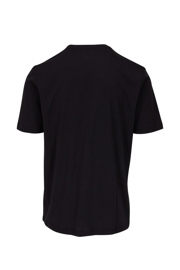 Raffi - The Lafayette Black Aqua Cotton T-Shirt