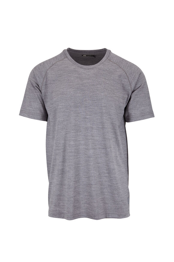 Z Zegna - Gray Techmerino Performance T-Shirt