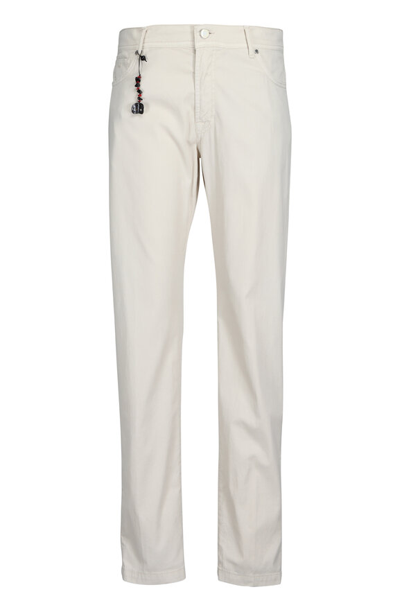 Marco Pescarolo Beige Nerano Five Pocket Pant