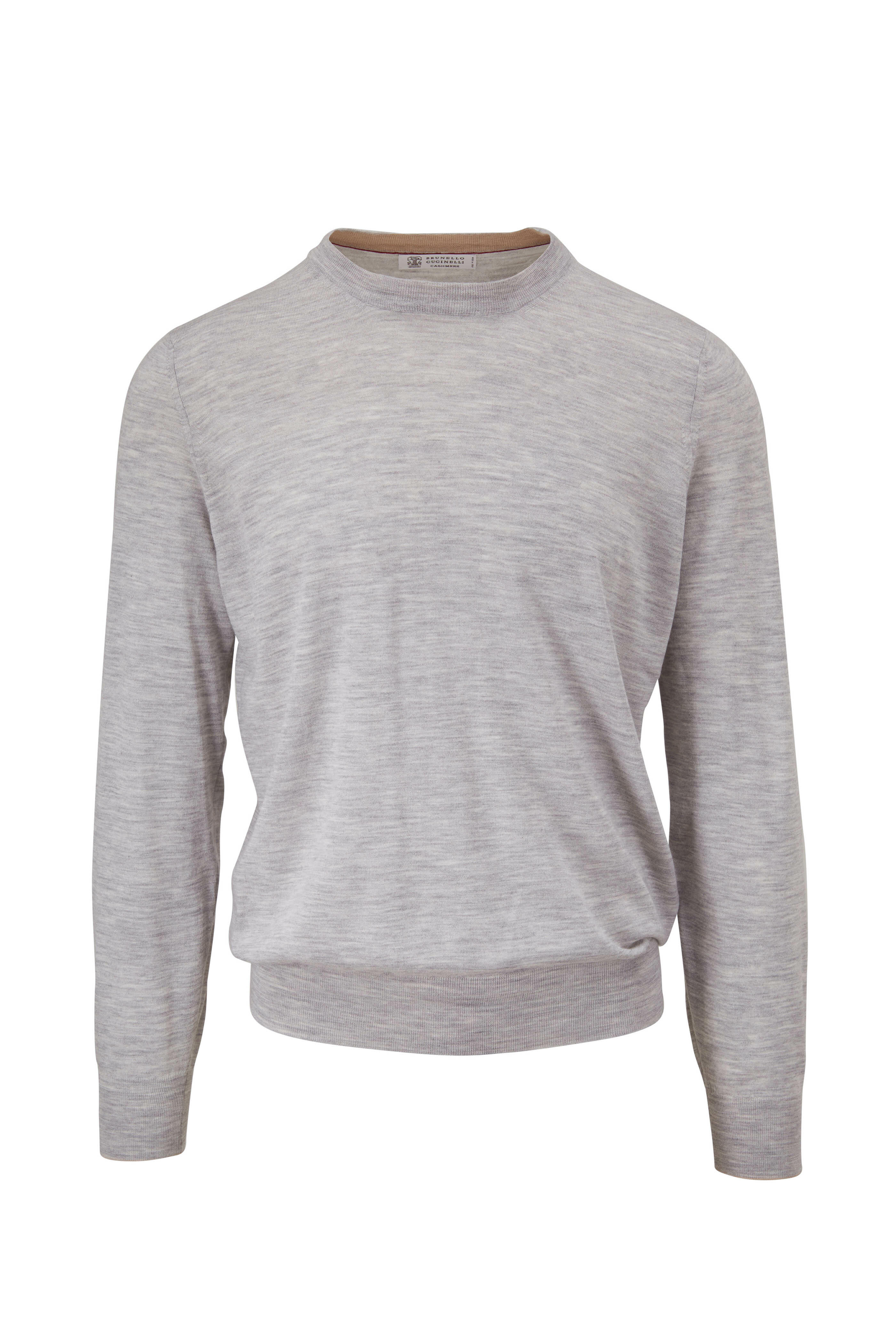 Brunello Cucinelli - Light Gray Wool & Cashmere Sweater