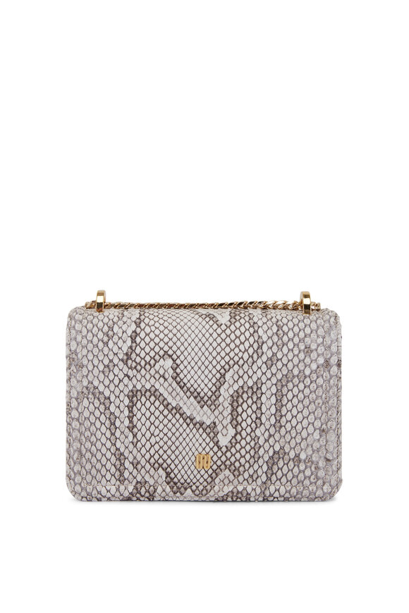 Maria Oliver - Chloe Natural Python Chain Bag