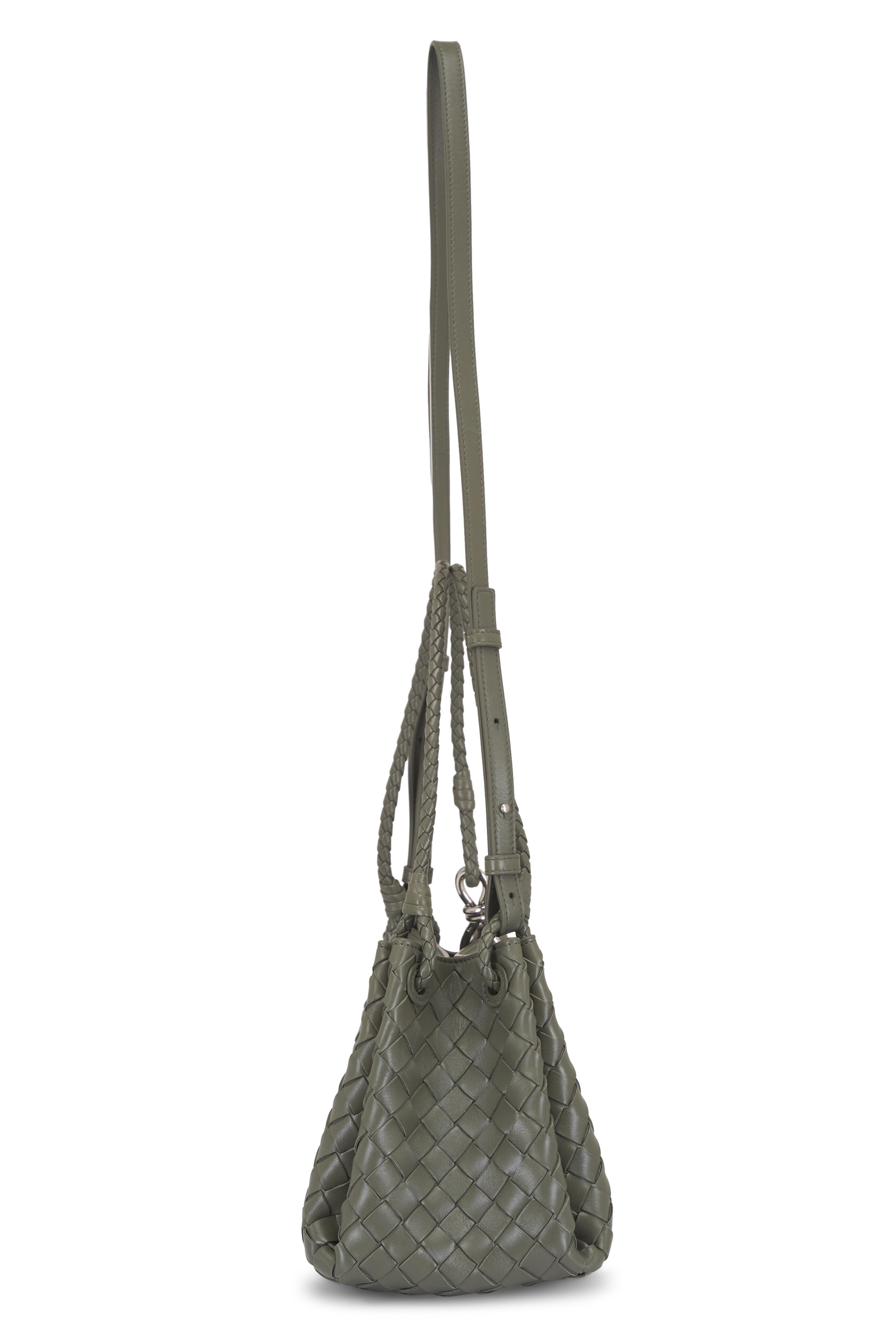 Bottega Veneta - Medium Parachute Pickle Leather Shoulder Bag
