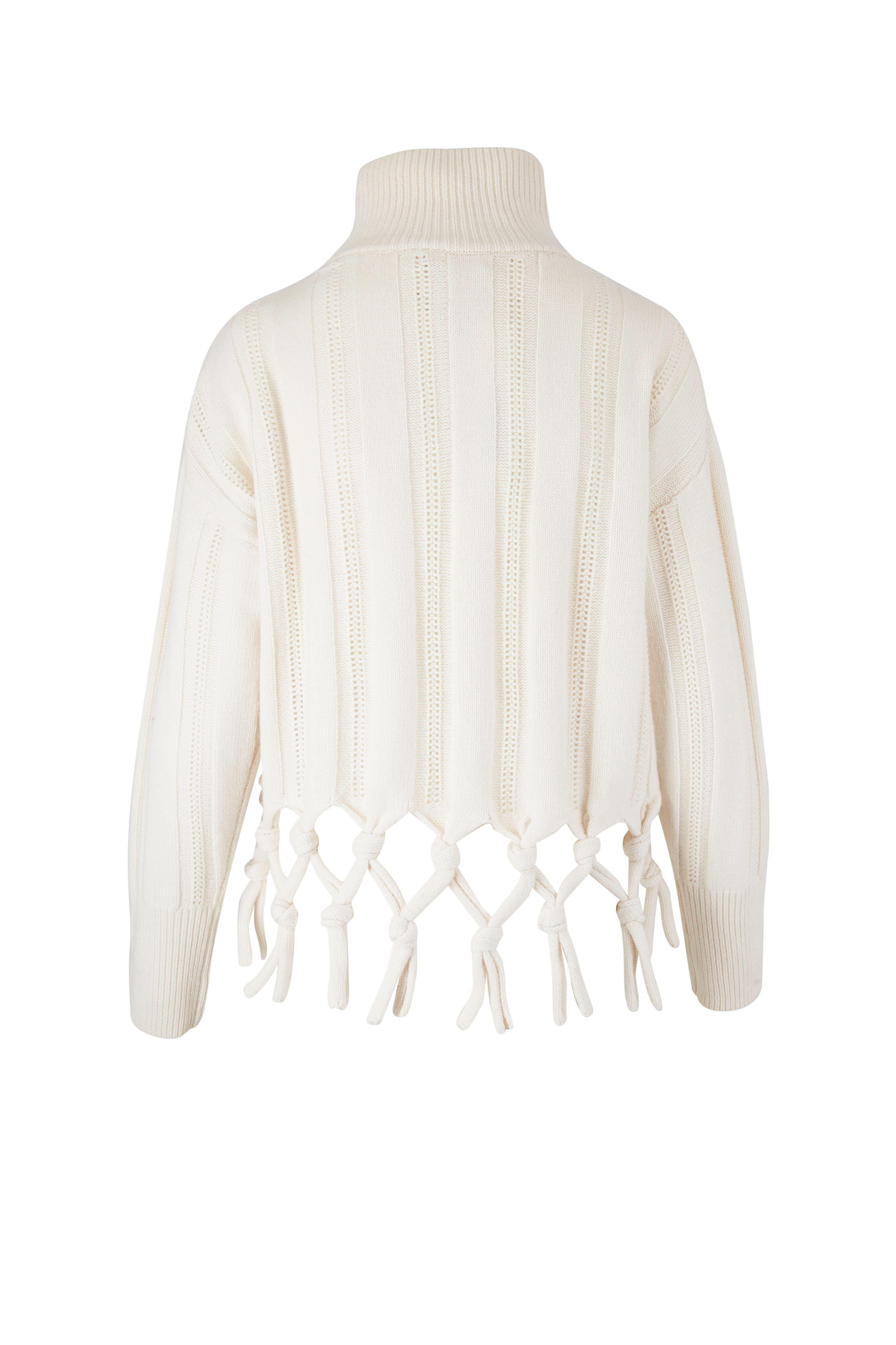 White tassel outlet sweater