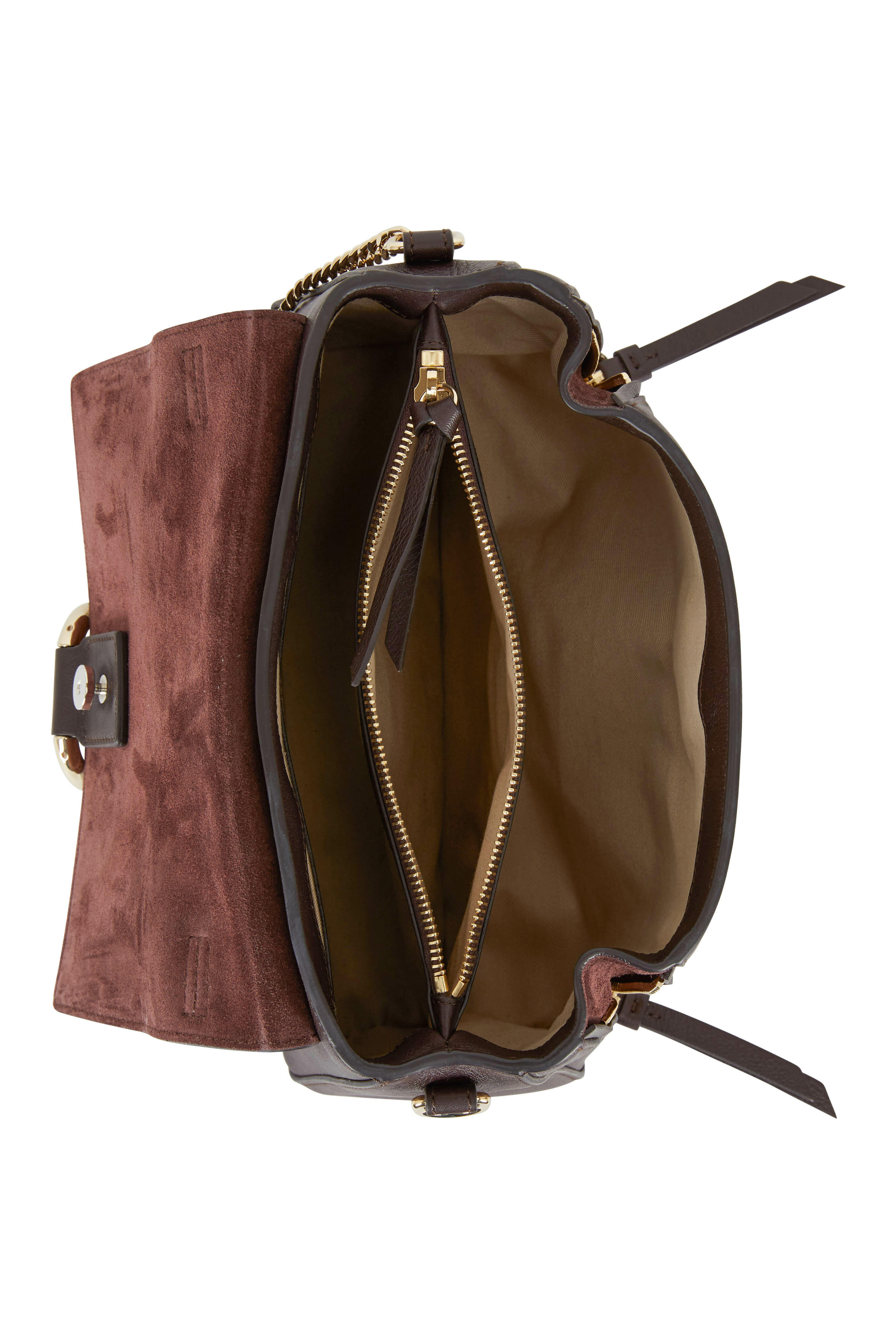 Chloé - Faye Dark Brown Leather Small Day Bag