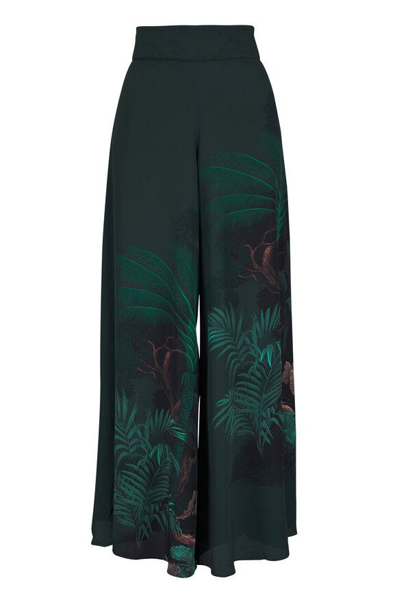 Johanna Ortiz Dark Green Musical Pant