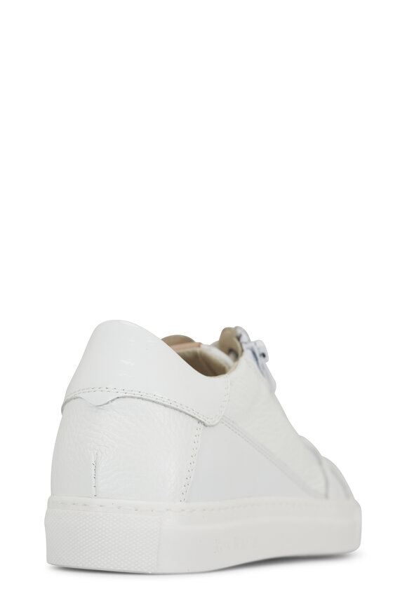 Ron White - Sabina White Side Zip Sneaker