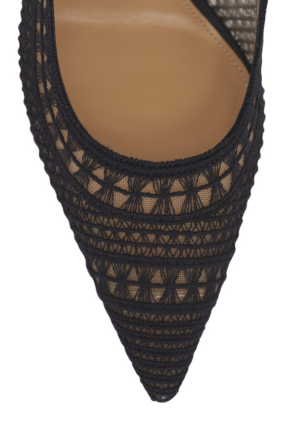 Arteana Trieste Black Mesh Mule, 75mm - view 6