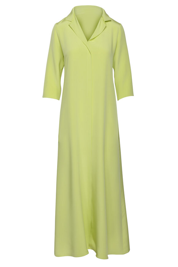 Peter Cohen Frolic Pistachio 4-Ply Silk Dress