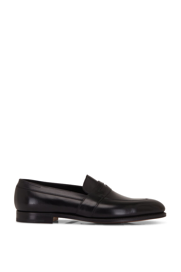 John Lobb - Adley Black Leather Dress Shoe