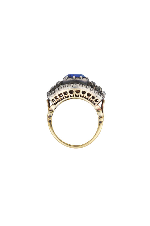 Vintage Collection - Sapphire & Diamond Cocktail Ring