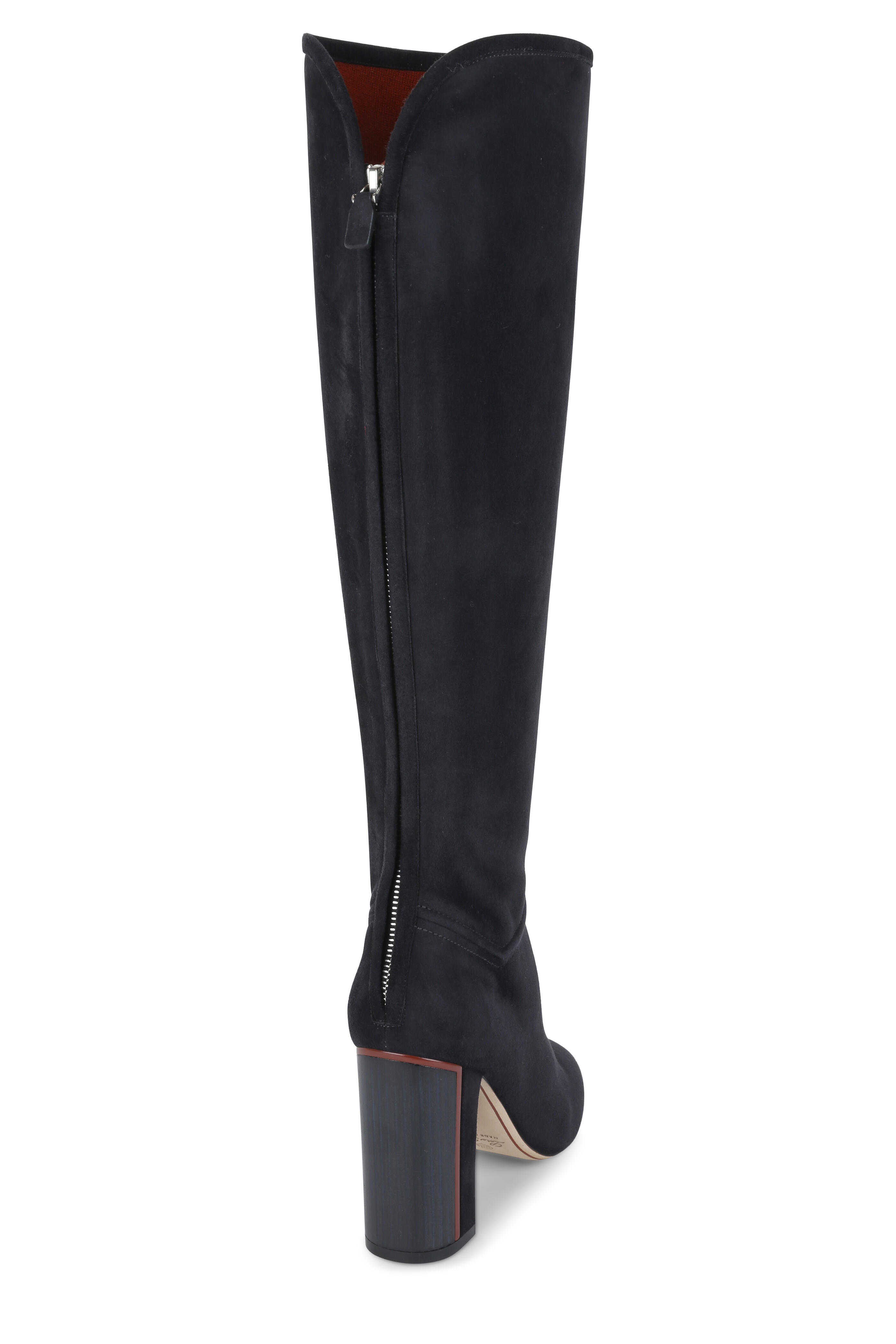 Loro Piana - Jeanne Caviar Suede Tall Boot, 90mm