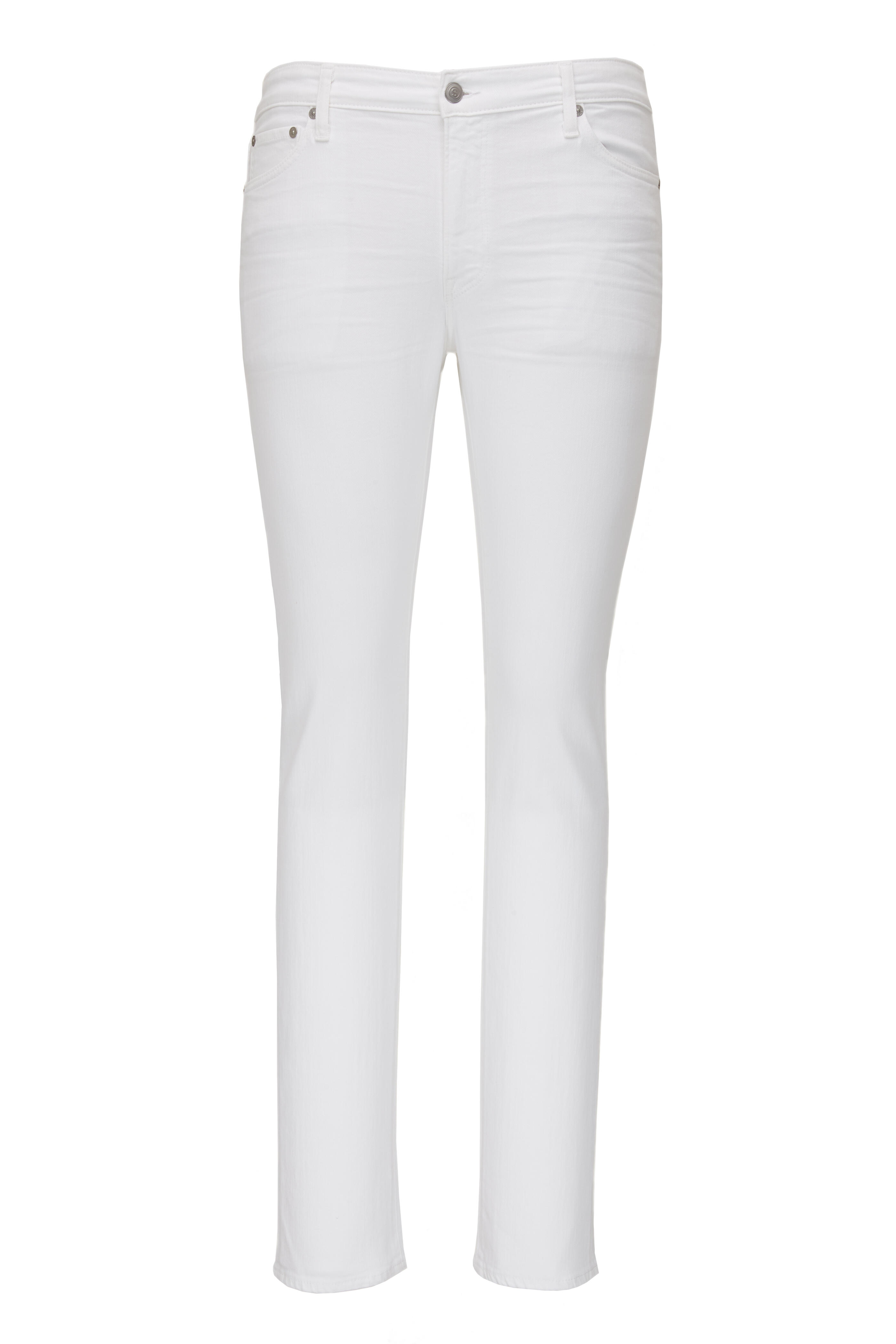 S.M.N. - The Finn White Tapered Slim Jean