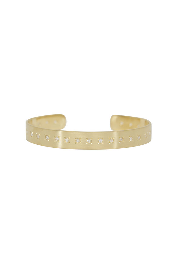 Irene Neuwirth Yellow Gold Diamond Cuff