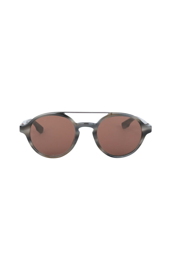 Kiton - KT504S Sole Grey Tortoise Brown Lens Sunglasses