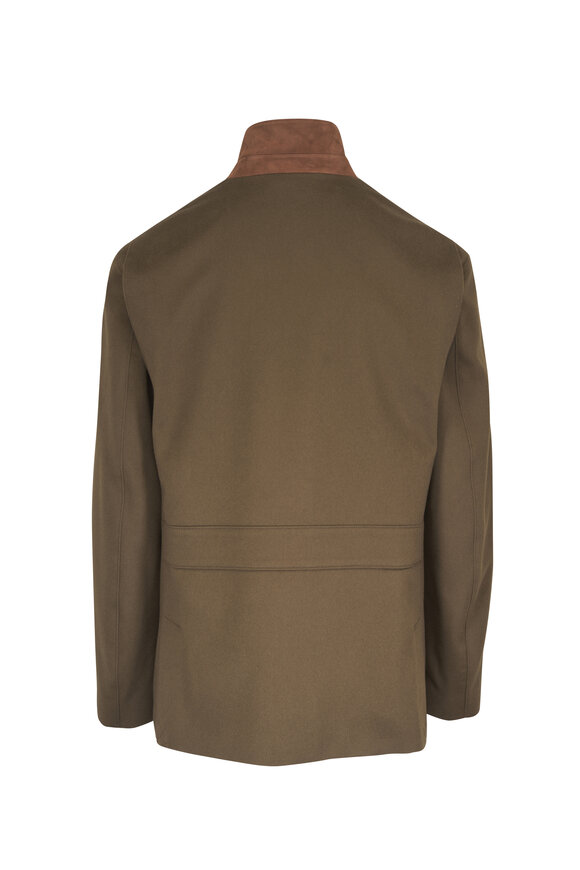 Loro Piana Roadster Midnight Swamp Cashmere Jacket - view 2